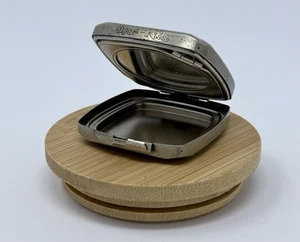 Djer-Kiss Compacto Art Deco Chapado en Plata Polvo Rouge y Espejo Compacto Años 20 - Imagen 1 de 12