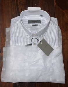 GIVENCHY Men's Shirt Men's Striped Button Up Shirt S size - Picture 1 of 2