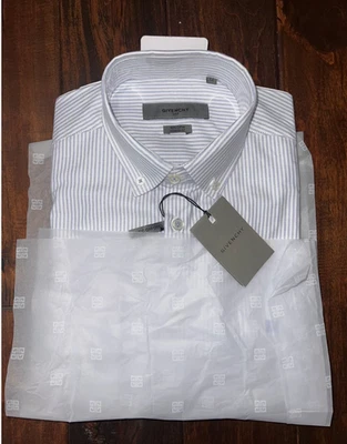GIVENCHY Men's Shirt Men's Striped Button Up Shirt S size - Image 1 of 2