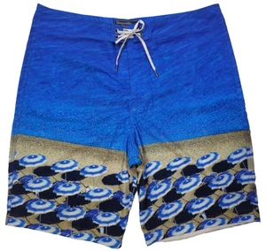 Abercrombie & Fitch Shorts Herren Blau Activewear Strandshorts Größe M Taille 34 In - Bild 1 von 6