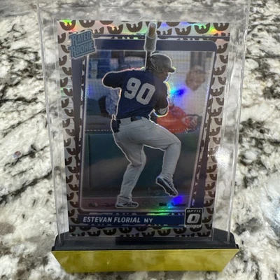 2021 Panini Donruss Optic Estevan Florial New York Eagles 1/1 - Image 1 of 3