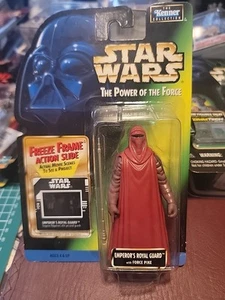 Star Wars POTF Emperor's Royal Guard with Force Pike Freeze Frame - Picture 1 of 3