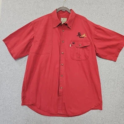 Beretta Shooting Shirt Sz XL Mens Short Sleeve Button Up Vented Logo See Note - Image 1 of 4