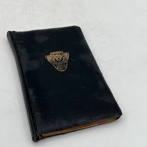 National Automobile Club 1925 California Mileage Tables Maps Leather Bound Book - Bild 1 von 13
