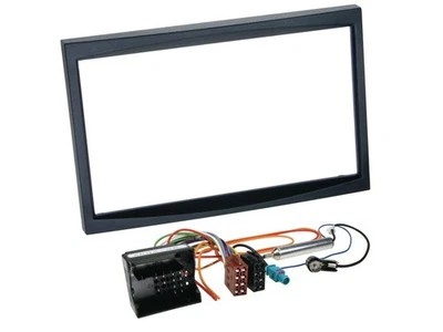 Radioeinbauset Doppel DIN Autoradio für Citroen C3 C2 Berlingo Jumpy schwarz - Bild 1 von 3