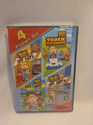 Bob the Builder 4 Feature Set DVD (On Site Houses & More)  Foto 1 de 4