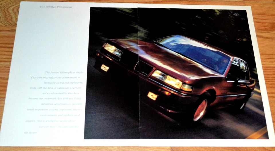 Pontiac Grand Am SE 1986 distribuidor original anuncio impreso 86 Foto 1 de 1