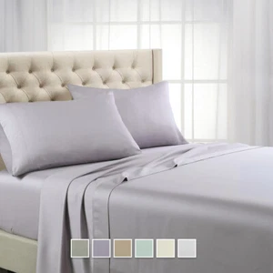Split Top California King Blatt Set Luxus 600 Fadenzahl 100% Tencel Blätter - Bild 1 von 7