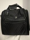 Brookstone Carry On Bag with Wheels - Black 13 in wide x 15 in tall x 9 in deep