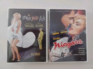 The Seven Year Itch + Niagra MARILYN MONROE DVD Lot Cinema Classics Collection - Foto 1 di 5