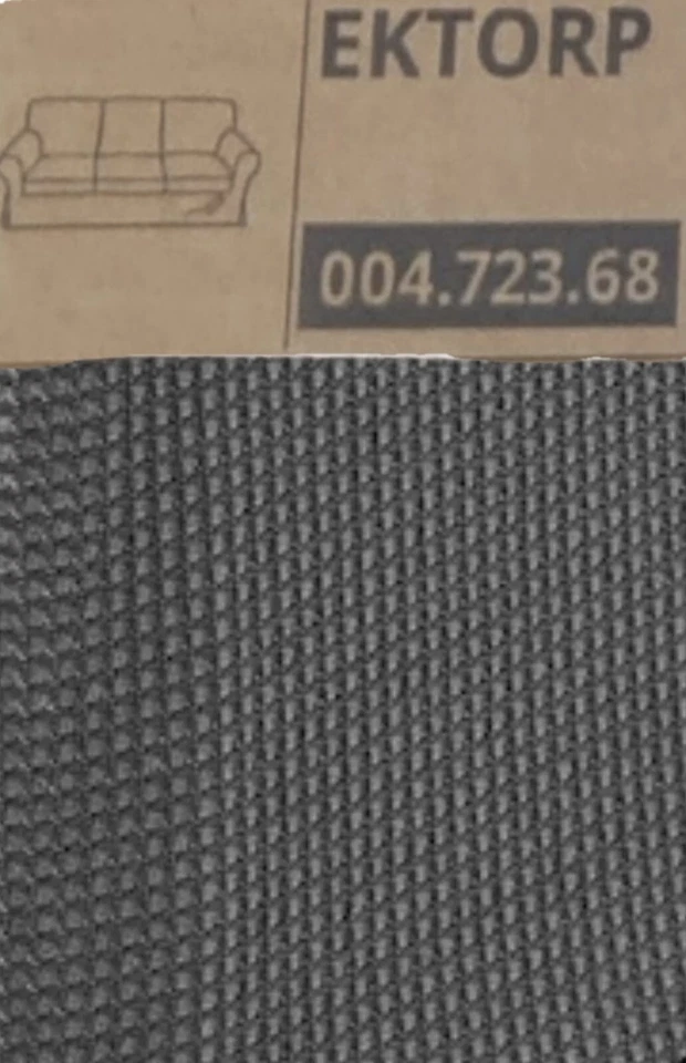 IKEA Ektorp Bezug für 3-er Sofa Remmarn hellgrau 004.723.68 Cover NEU OVP