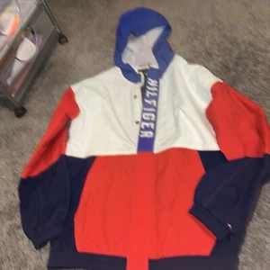Tommy Hilfiger rain jacket Size Large 12-14With Lining Pre-owned - Picture 1 of 8