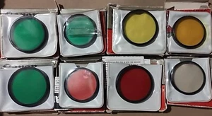 8x LOT- Genuine Canon 55mm Camera Screw-In Lens Filter Green Red Yellow VG fr/sh - Picture 1 of 12