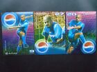 Far East Pepsi Cola Chrome Promo Cards Juan Veron  X3 Chelsea Man Utd Argentina