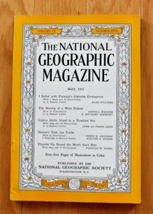 National Geographic May 1952; Portugal; West Point; Cyprus; Turtle; North Sea - Picture 1 of 24