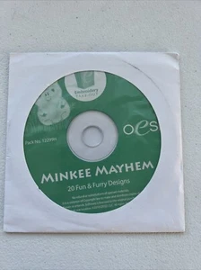 Bernina OESD Embroidery Design CD - Minkee Mayhem - 20 Fun and Furry Designs - Picture 1 of 1
