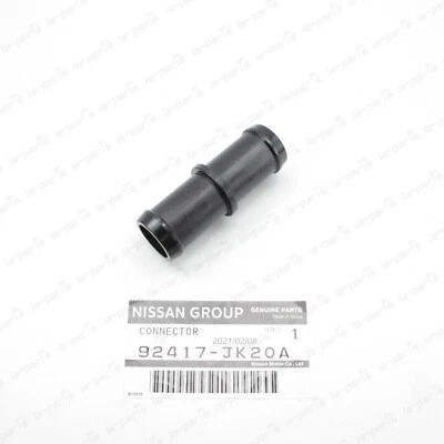 Conector de manguera de calefacción genuino Nissan Infiniti 92417-JK20A para FX35 Q60 M37 370Z Foto 1 de 4