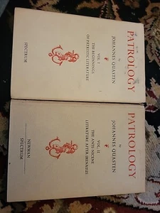 Vintage Patrology by Johannes Quasten Volumes I & II Books 1-2 - Imagen 1 de 12