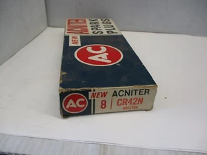 Box of 8 AC DELCO CR42N SPARK PLUGS - Picture 1 of 1