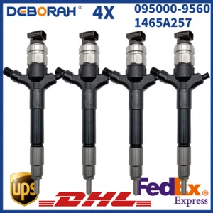 4pc Common Rail Injector 1465A257 095000-9560 Fit For Mitsubishi 4D56DI-DC - Bild 1 von 7