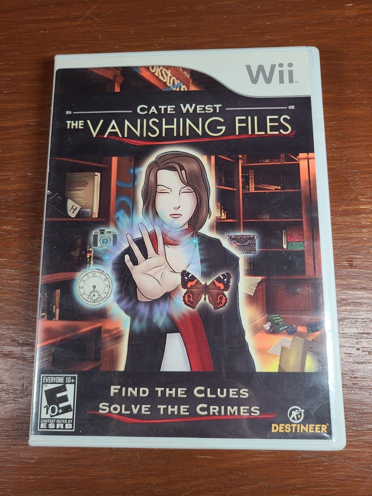 Cate West: The Vanishing Files (Nintendo Wii 2009) Complete w/ Manual CIB Tested