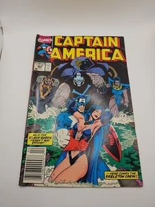 Captain America #369 Marvel 1990 Sehr guter Zustand Crossbones 1. Auftritt Skeleton Crew - Bild 1 von 2