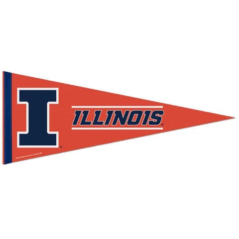 Illinois Fighting Illini Premium Pennant - 12" X 30" Cover