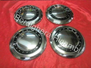 COPPE RUOTA BORCHIE CERCHI ALFA ROMEO GIULIA GT DUETTO 1750 ALFASUD HUB CUPS - Imagen 1 de 4