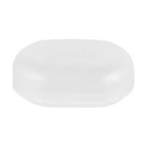 White Soap Container Box Strong Sealing Travel Soap Holder Durable Case - Picture 1 of 6