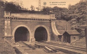 Belgique - BRAINE-LE-COMTE (Hainaut) Le tunnel vu de près - Picture 1 of 2