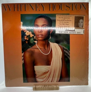 WHITNEY HOUSTON - SELF TITLED - ARISTA 8212 - VINYL LP 12" SHRINK HYPE STICKER - Picture 1 of 4