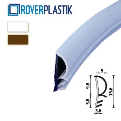 ROVERPLASTIK Guarnizione per porte interne in legno a battente MOD. A 093 K