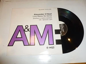 ALEXANDER O'NEAL - Love Makes No Sense - Scarce 1993 UK 12" DJ Pro Vinyl Single - Imagen 1 de 5