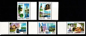 Russia 2008 Regions Sightseeing View Landscape Geography Places 5 Stamps MNH - Picture 1 of 6