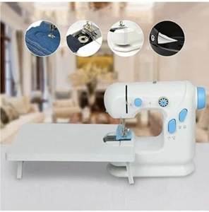306 Mini Sewing Machine for Beginners Portable Electric Sewing Machines w/ Table - Picture 1 of 9