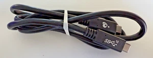 IOGEAR USB-C to USB-C Certified 10Gbps SS 3.3ft 1M Cable w/E-Marker G2LU3CCM01E - Picture 1 of 4