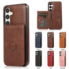 For Samsung A02S EU A54 A71 Leather Case Card Slot Holder Wallet Back Cover