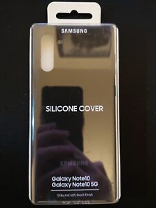 Étui/housse Samsung Galaxy Note 10 silicone Samsung - neuf noir scellé