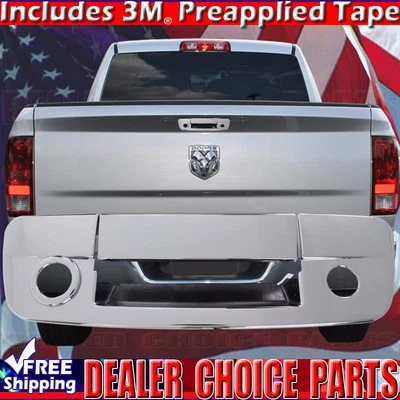 For 2010-2018 DODGE RAM 2500-5500 Chrome Tailgate Handle COVER w/Camera+Key Hole - Image 1 of 2