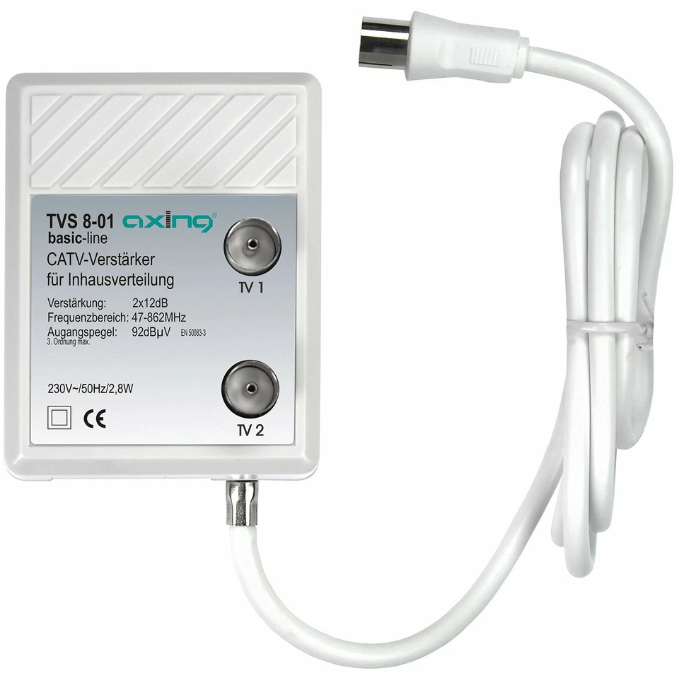 Axing TVS 8-01 Zweigeräteverstärker (TVS00801)