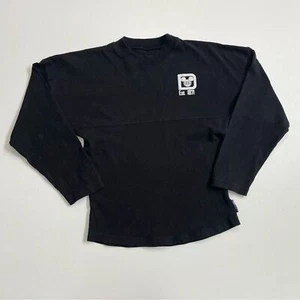 Disney Parks Spirit Jersey Disney World Puffed Paint Graphic Logo Black White - Picture 1 of 13