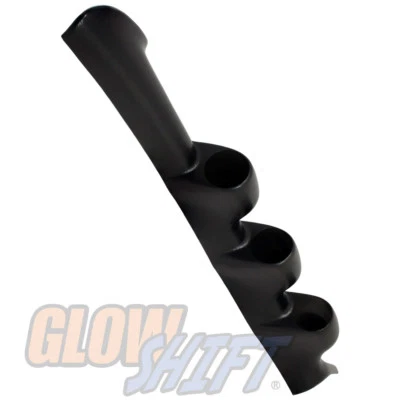 GlowShift Black Triple Gauge 52mm Pillar Pod for 1994-2002 Ford Mustang - Image 1 of 2