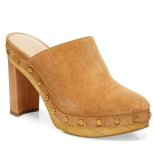 Veronica Beard Grita Damen-Wildleder-Clogs Größe 8 NEU - Bild 1 von 8