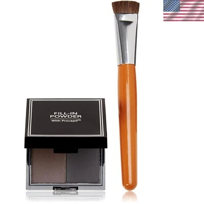 Rain & Sweat-Proof Hair Fill In Powder - Dark Brown/Black for Instant Volume - Image 1 of 4