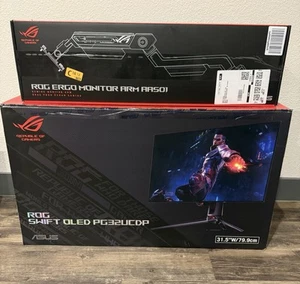Asus ROG Swift OLED PG32UCDP ROG Ergo monitor Arm - Picture 1 of 1