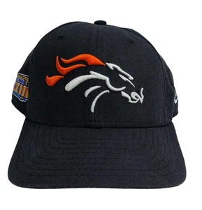 Gorra de fútbol americano vintage Denver Broncos New Era adulto Snapback años 90 Super Bowl 33 - Imagen 1 de 8