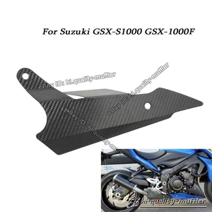 For Suzuki GSXS1000 GSXS1000F Exhaust System Carbon Fiber Anti-Scald Cover - Bild 1 von 6