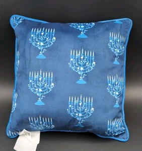 Throw Pillow, Hanukkah Blue - Picture 1 of 1