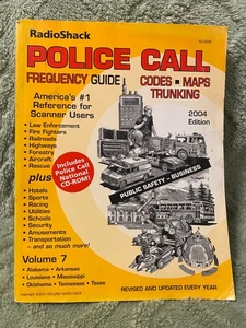 Vintage Radio Shack Police Call Radio Guide 2004  Vol 7 Frequency Guide Book - Picture 1 of 9