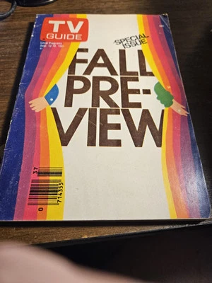 1981 Sept 12-18 TV GUIDE Magazine FN- 5.5 Fall Preview / Special Issue  - Image 1 of 4